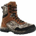 Rocky Lynx Mossy Oak Country DNA Waterproof 800G Insulated Boot, MOSSY OAK COUNTRY DNA, W, Size 8.5 RKS0594